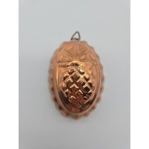 Vintage Kitchen Copper Pineapple Mold Wall Hanging Cake Jell-O  Small